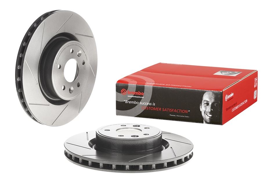 BREMBO FRONT BRAKE DISCS MEGANE 3 RS 2X CHASSIS CUP